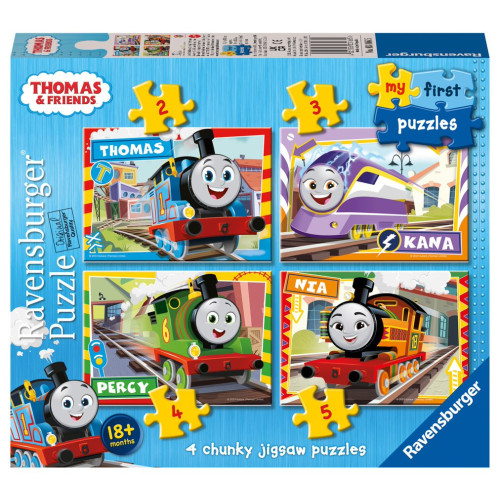 TT Jigsaw: 4 in a Box My First Puzzles (2, 3, 4 & 5 pce) (18 MTHS+) (E.O.L.)