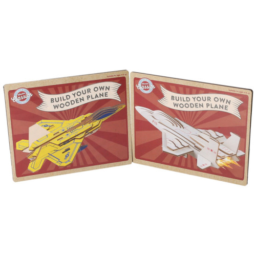 Build Your Own Wooden Plane Model Kit (2 asstd.) (21x17x1cm) (6 YRS+)