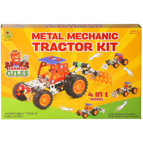 Metal Mechanic 4-in-1 Tractor Construction Kit (35x24x5cm) (6+ YRS) (E.O.L.) (23 FREE STOCK DUE IN)