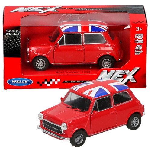 Welly Nex Models D/C Mini Cooper 1300 in Window Box (15x7x7cm) (E.O.L.) - SAVE 10% !!