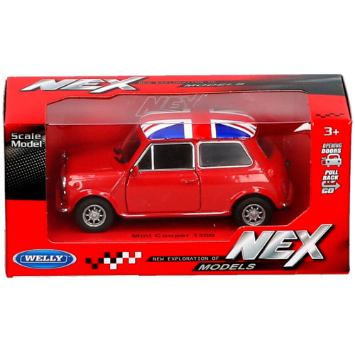 Welly Nex Models D/C Mini Cooper 1300 in Window Box (15x7x7cm) (E.O.L.) - SAVE 10% !!
