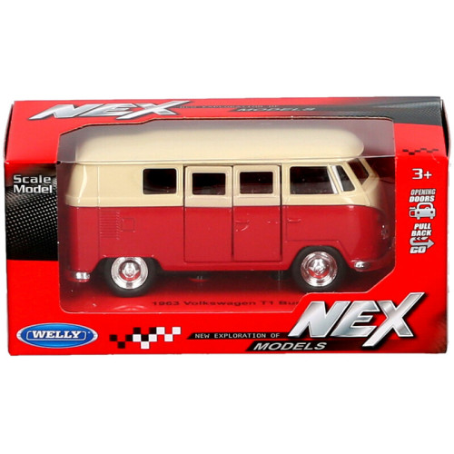 Welly Nex Models D/C VW T1 Bus in Window Box (15x7x7cm) (E.O.L.) - SAVE 10% !!