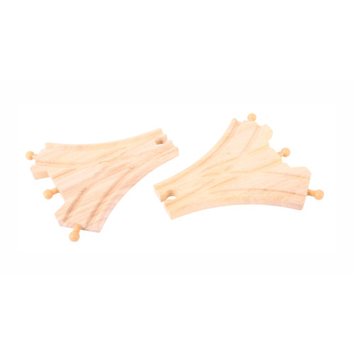 Bigjigs Three Way Points (160mm) - 2 Pieces