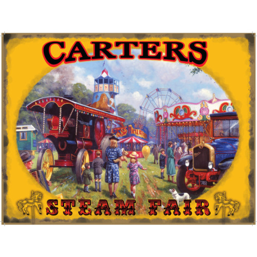 Metal Sign (TR): Carter's Steam Fair by Kevin Walsh (E.O.L.) - SAVE 25% !!