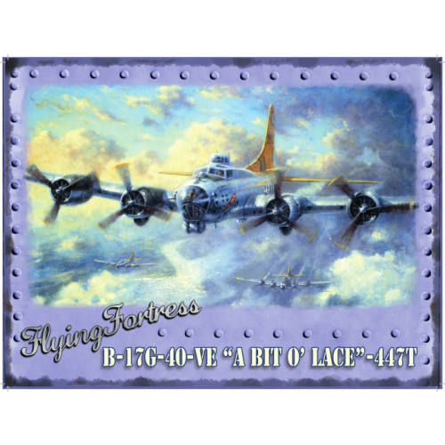 Metal Sign (AE): Flying Fortress (E.O.L.) - SAVE 25% !!
