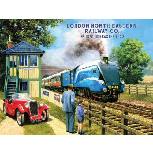 Metal Sign (RL): L.N.E.R. Mallard No. 1870 Doncaster