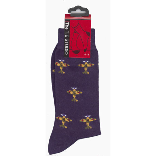 Socks Adults Size 6-11: Army Planes on Navy