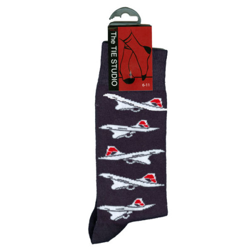 Socks Adults Size 6-11: Concords on Black