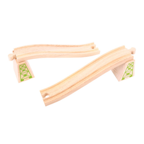 Bigjigs Ascender & Descender Track (230mm) - 4 Pieces