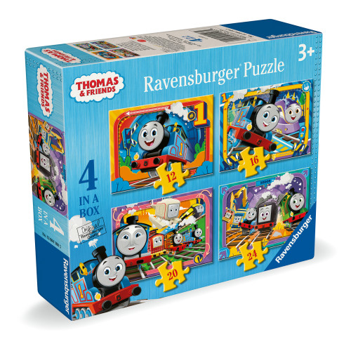 TT Jigsaw: 4 in a Box Puzzles in Borders (12, 16, 20 & 24 pce) - 2025 Design