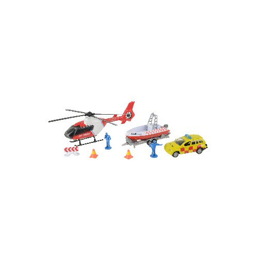 Teamsterz Street Kingz Air Sea Rescue 3-Vehicle Pack with Accessories - 1:50 (2 asstd.) (3+ YRS)