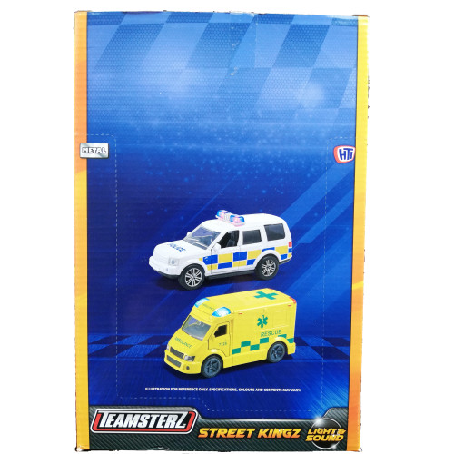 Teamsterz Emergency Response Vehicle - Light & Sounds 1:35 ( 2 asstd) (E.O.L.)