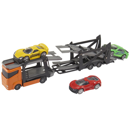Teamsterz Car Transporter with 3 Cars (29cm x 9cm x 5cm) (3+ YRS)