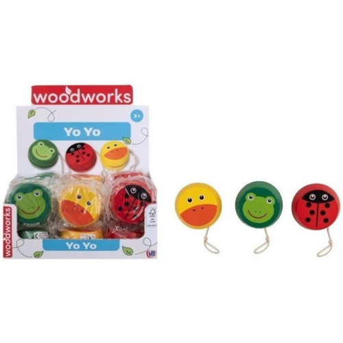 Wood Works Yo-Yo Pals (3 asstd.) (CDU)