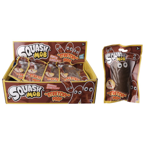 Squash Mob Squishy Poop (Squeezy Stretchy Toy) (CDU)
