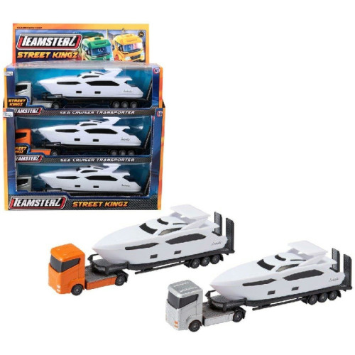 Teamsterz Street Machines Sea Cruiser Transporter D/C (2 asstd.)