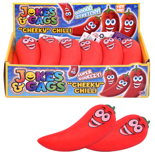 Jokes & Gags Cheeky Chilli (Super Squeezy Toy) (E.O.L.) - SAVE 15% !!