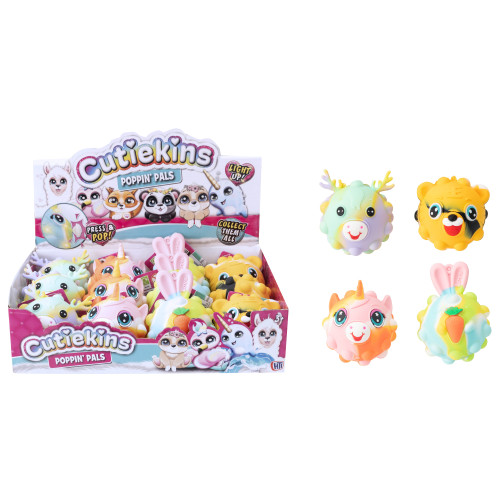 Cutiekins Poppin' Pals Light-Up Toys (4 asstd.) (CDU) (3+ YRS)
