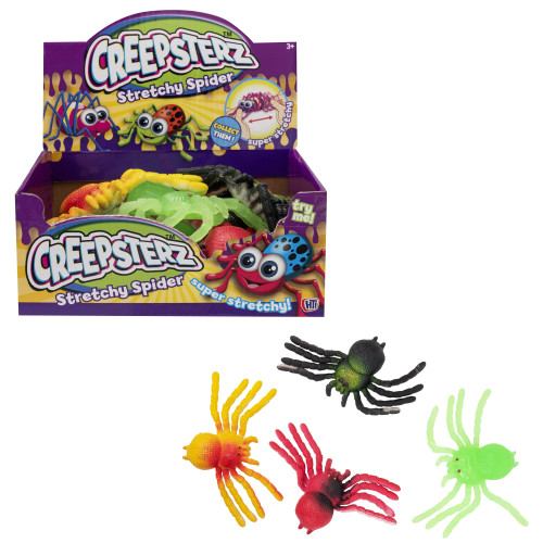 Creepsterz Stretchy Spider (4 asstd) (CDU)