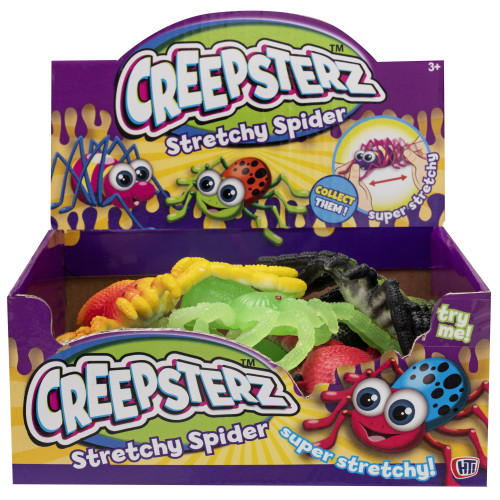 Creepsterz Stretchy Spider (4 asstd) (CDU)