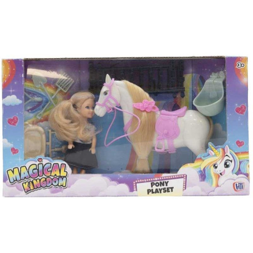 Magical Kingdom Pony Playset with Doll (3+ YRS)