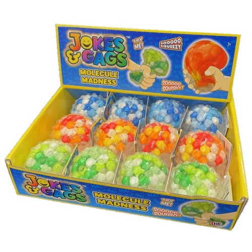 Jokes & Gags Molecule Madness (Squeezy Stretchy Toy) (CDU) (E.O.L.) - SAVE 10% !!