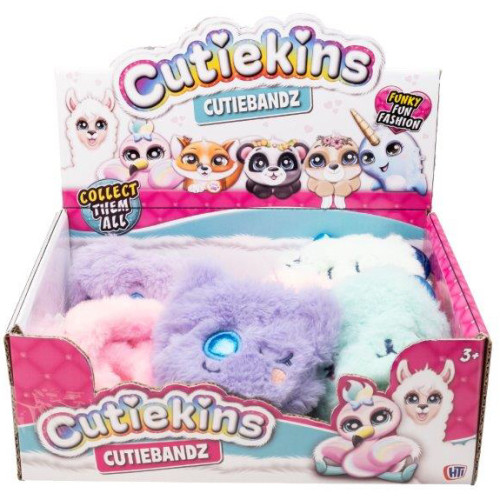 Cutiekins Cutiebandz Fluffy Snap Band Purse (3 Asstd.) (CDU) (NEW)