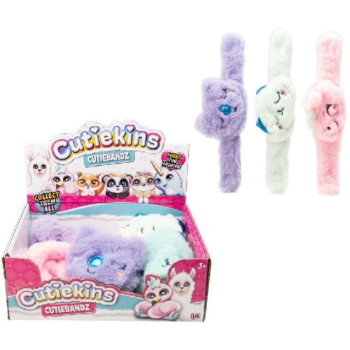 Cutiekins Cutiebandz Fluffy Snap Band Purse (3 Asstd.) (CDU) (NEW)