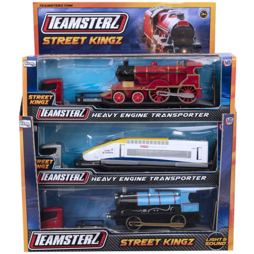Teamsterz Heavy Engine Transporter - Light & Sounds 1:55 (asstd.) (3+ YRS)