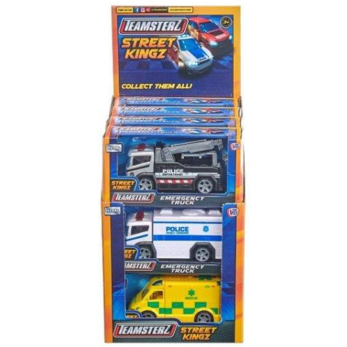 Teamsterz Street Kingz Emergency Trucks (4 asstd.) (CDU) (NEW)