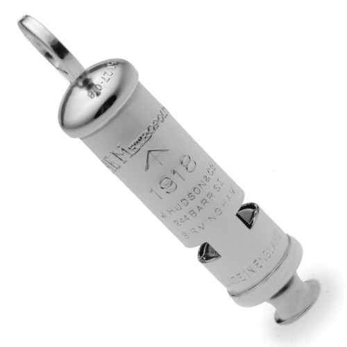 Model 15 Metropolitan "1918 Broad Arrow" Nickel Plated Whistle (Boxed) (E.O.L.) - SAVE 20% !!