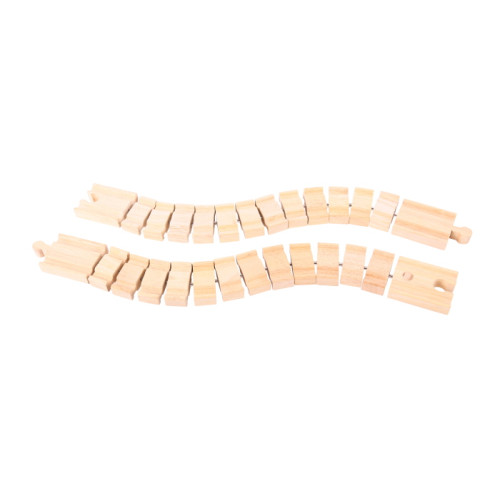 Bigjigs Crazy Track (370mm) - 2 Pieces