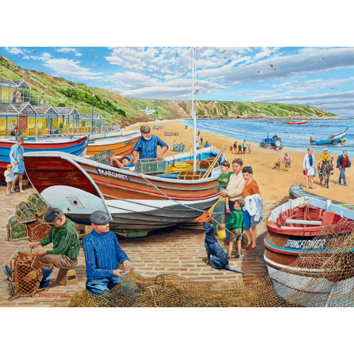 Jigsaw: Happy Days at Work 19 - The Fisherman (500 pce) (E.O.L.) - SAVE 1/3RD !!