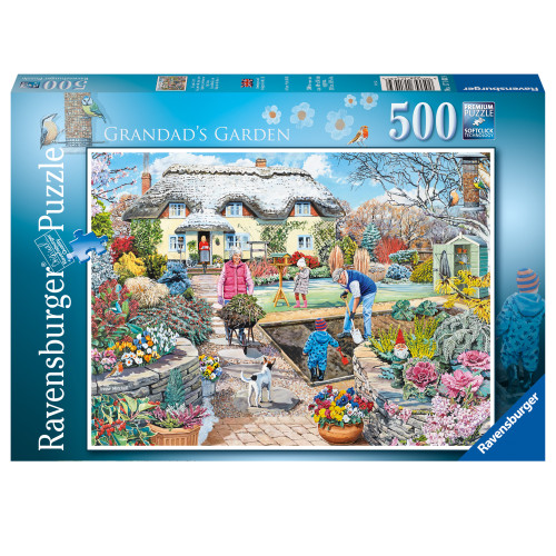 (N.L.A.) Jigsaw: Grandad's Garden (500 pce) (E.O.L.) - SAVE 15% !!
