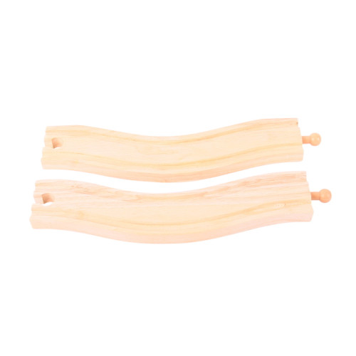 Bigjigs Wavy Track (215mm) - 2 Pieces