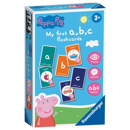 Peppa Pig My First ABC Flashcards (3+ YRS) (E.O.L.) - SAVE 15% !!