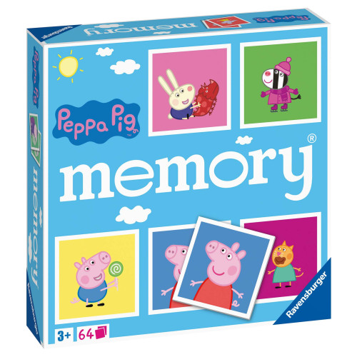 Peppa Pig Large Memory Game (3+ YRS) (E.O.L.) - SAVE 20% !!