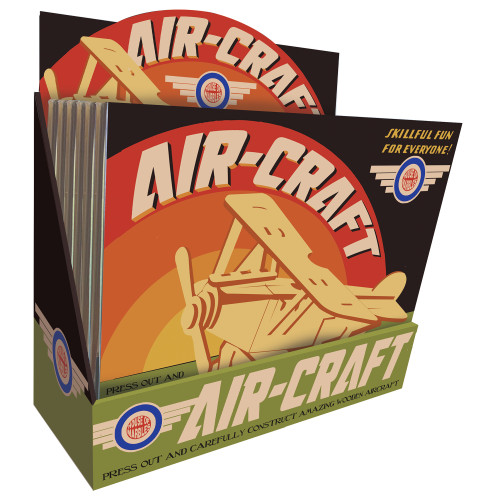 Wooden Air-Craft Construction Kits (4 asstd.) (Available with CDU in MOQ 12)