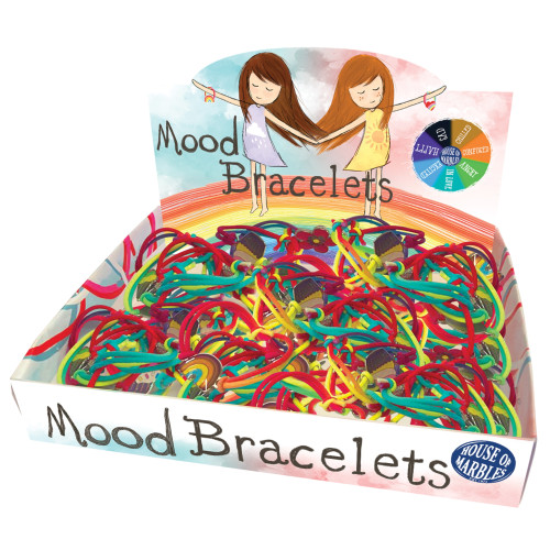 Mood Bracelets with Enamel Charms 7cm (CDU)