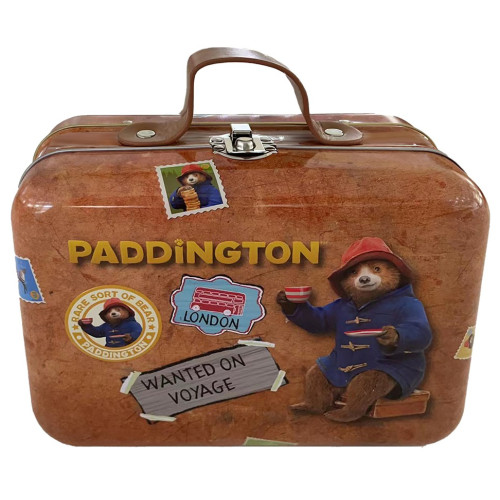 Paddington Bear Suitcase Tin with Shortbread & Teabags 275g (BB 31/12/26)