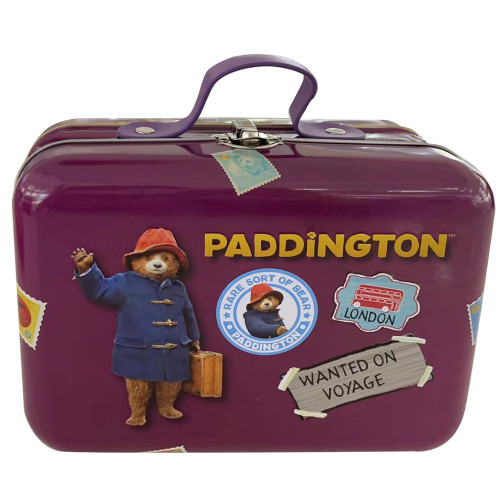 Paddington Bear Suitcase Tin with Orange Marmalade Cookies 300g (BB 31/12/26)