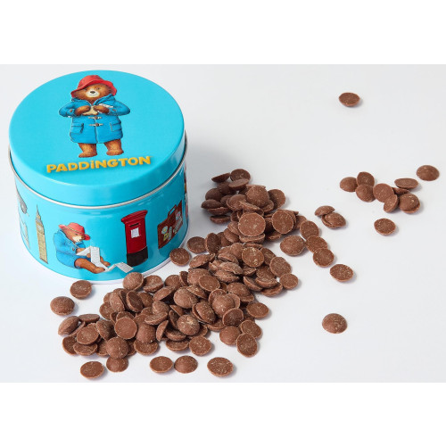 Paddington Bear Milk Chocolate Buttons Tin 120g (NEW) (BB 01/05/27)