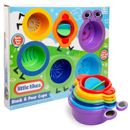 Little Tikes Stack & Pour Cups (33x26x4.5cm) (6 MTHS +) (Due in)