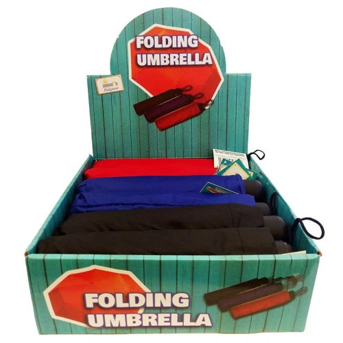 Umbrella - Telescopic (Black, Navy, Red)