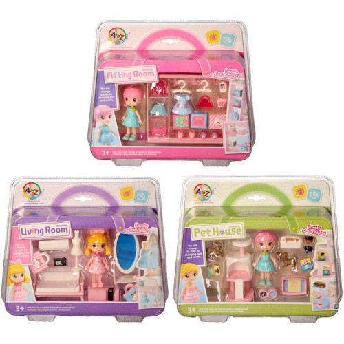 Amazing DIY Doll Set with Accessories (3 Asstd. Themes) (29x24x6cm) (3+ YRS)