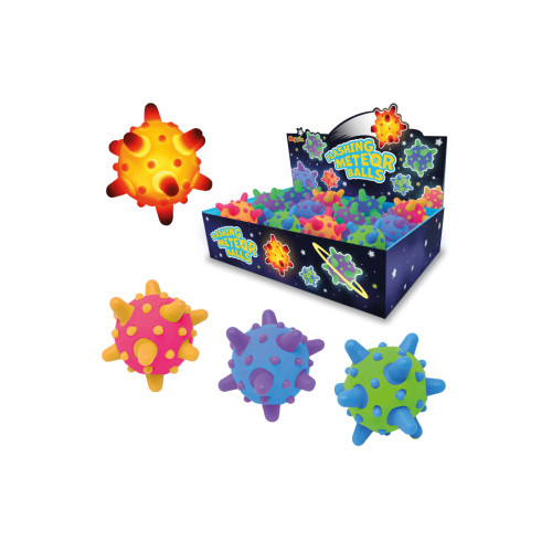 Light Up Flashing Meteor Ball 6cm (4 asstd.) (display box)