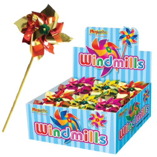 Giant Laser Foil Windmill 40cm