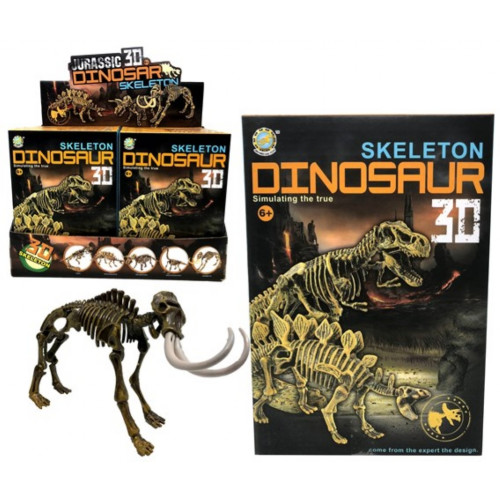 Dinosaur Skeleton 3D Kit (6+ YRS) (20x14x3cm) (CDU) (NEW)