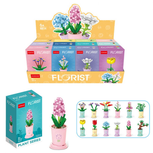 Florist Plant Series Building Bricks Kit (12 asstd.) (CDU) (6+ YRS)