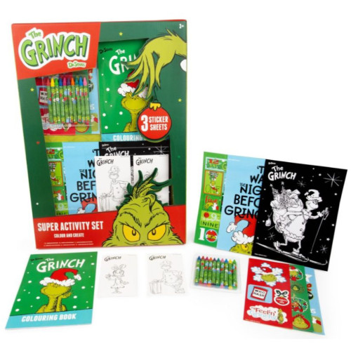 The Grinch Super Activity Set - Colour and Create (46x33x2cm) (3+ YRS)